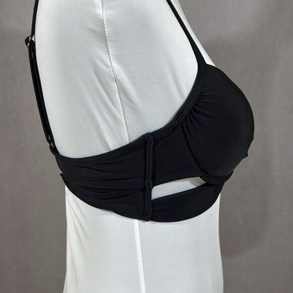 Xhilaration Black Push-Up Underwire Bikini Swim Top - Picture 4 of 7